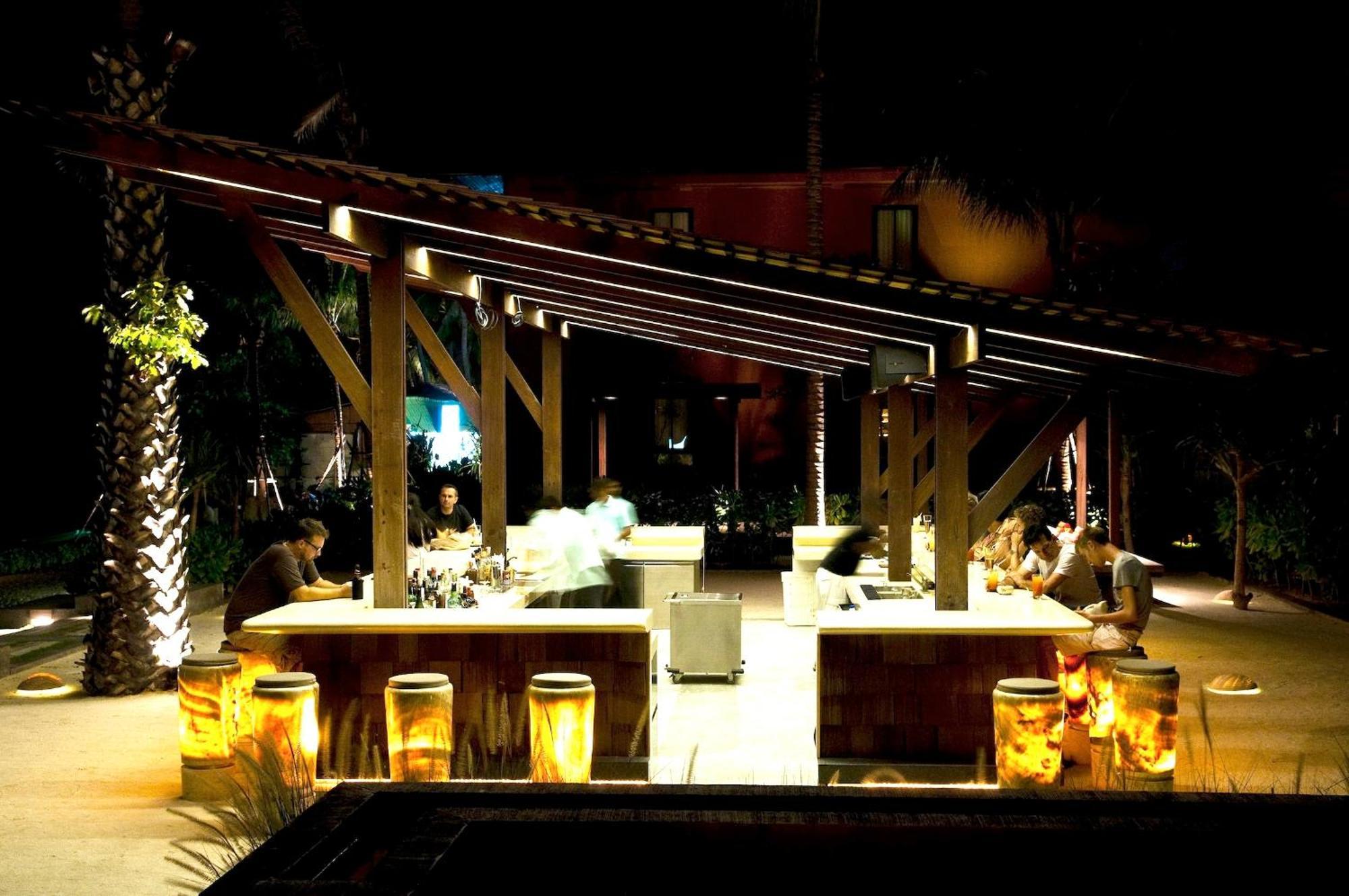 منتجع هانسار ساموي بوفوت المظهر الخارجي الصورة The bar at the beach